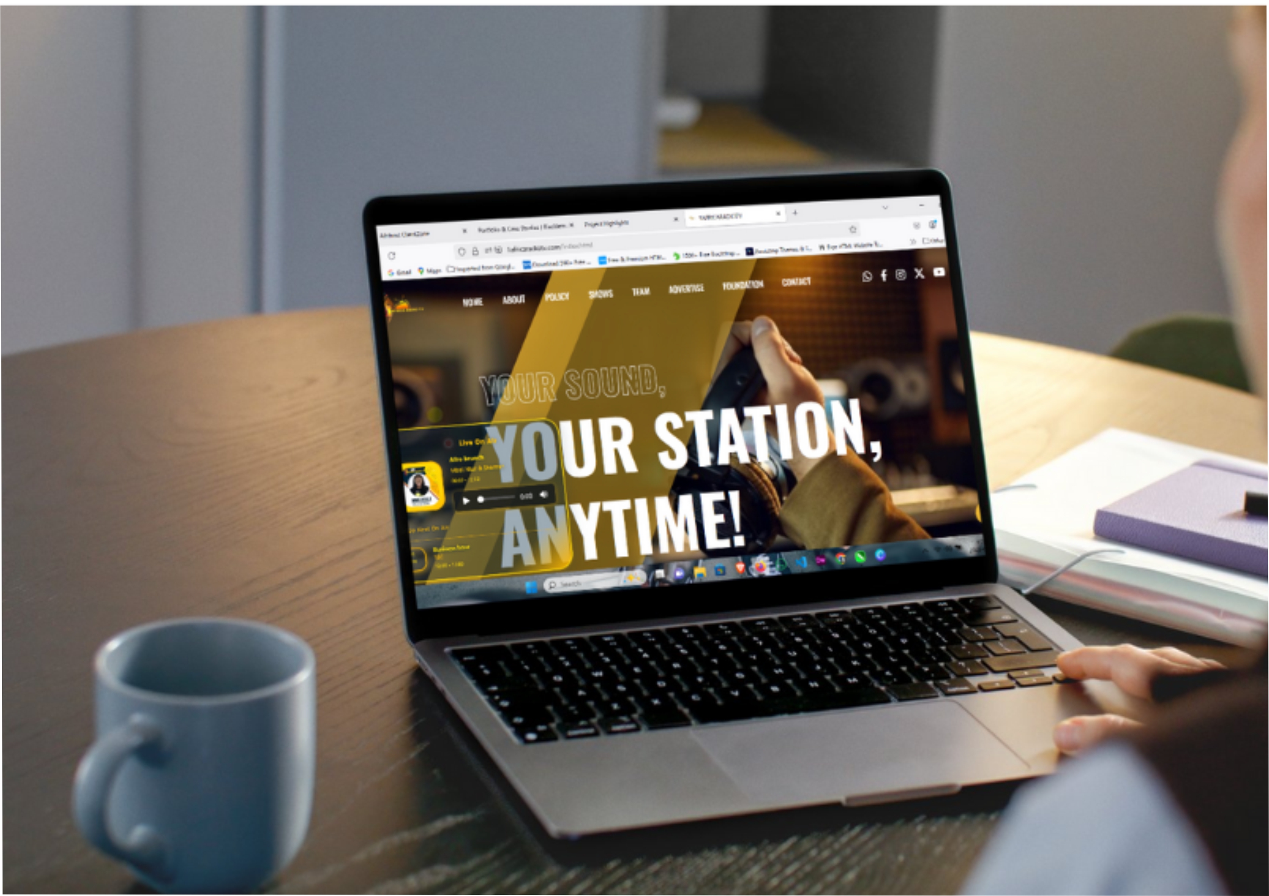 1AfricaRadioTV Website