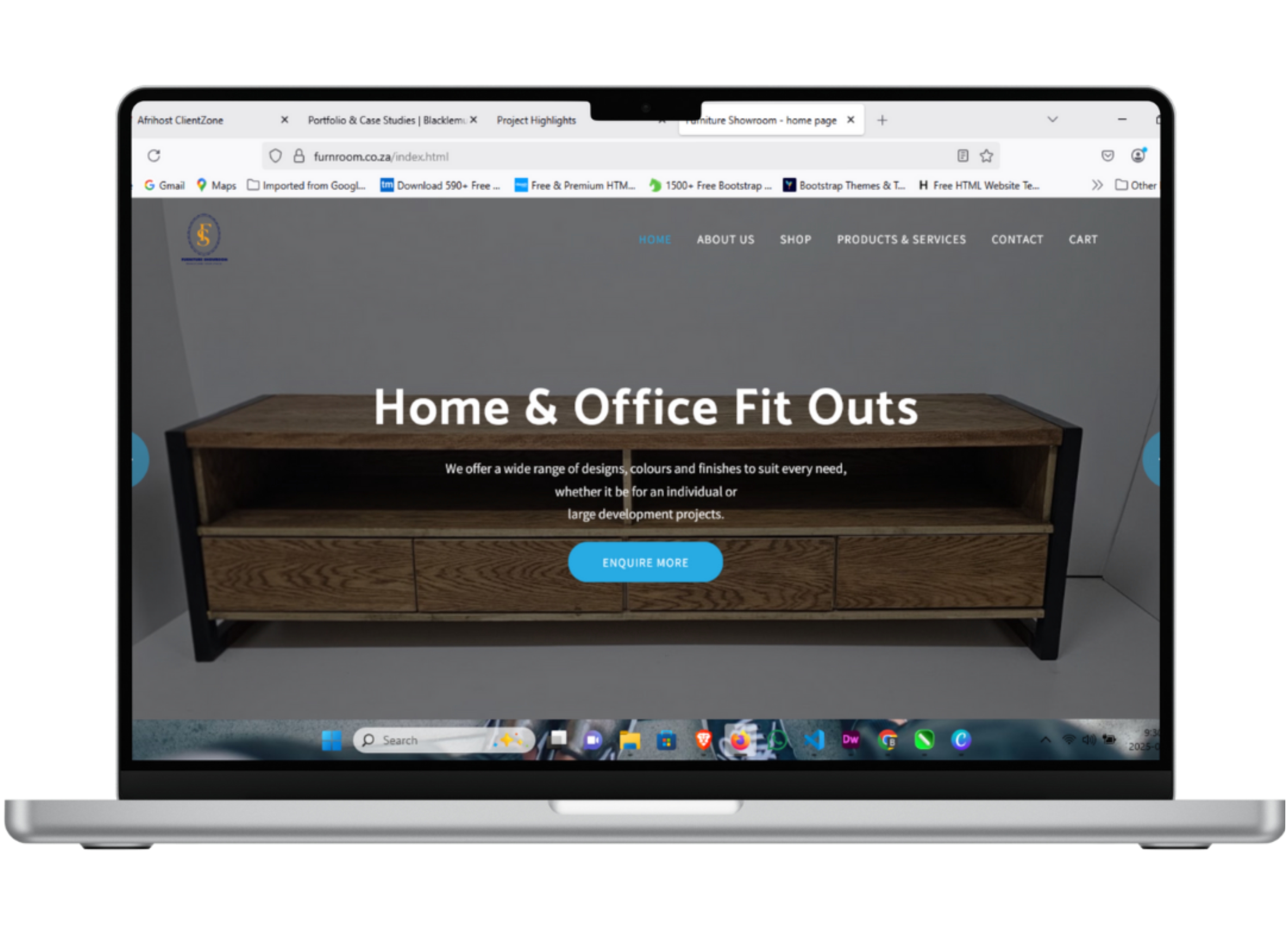 E-Commerce Platform for Furniture Showroom