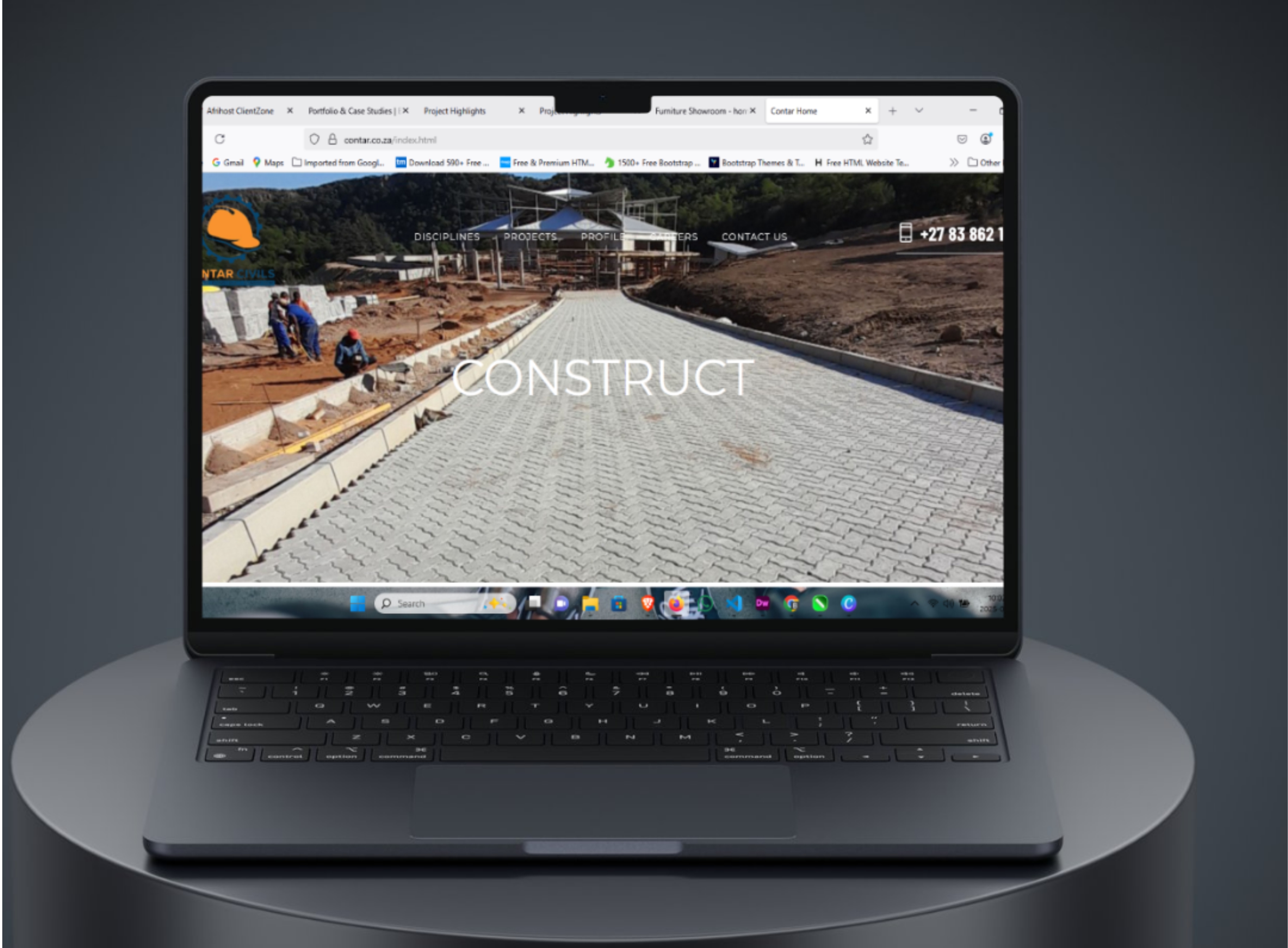 Contar Surfaces Website